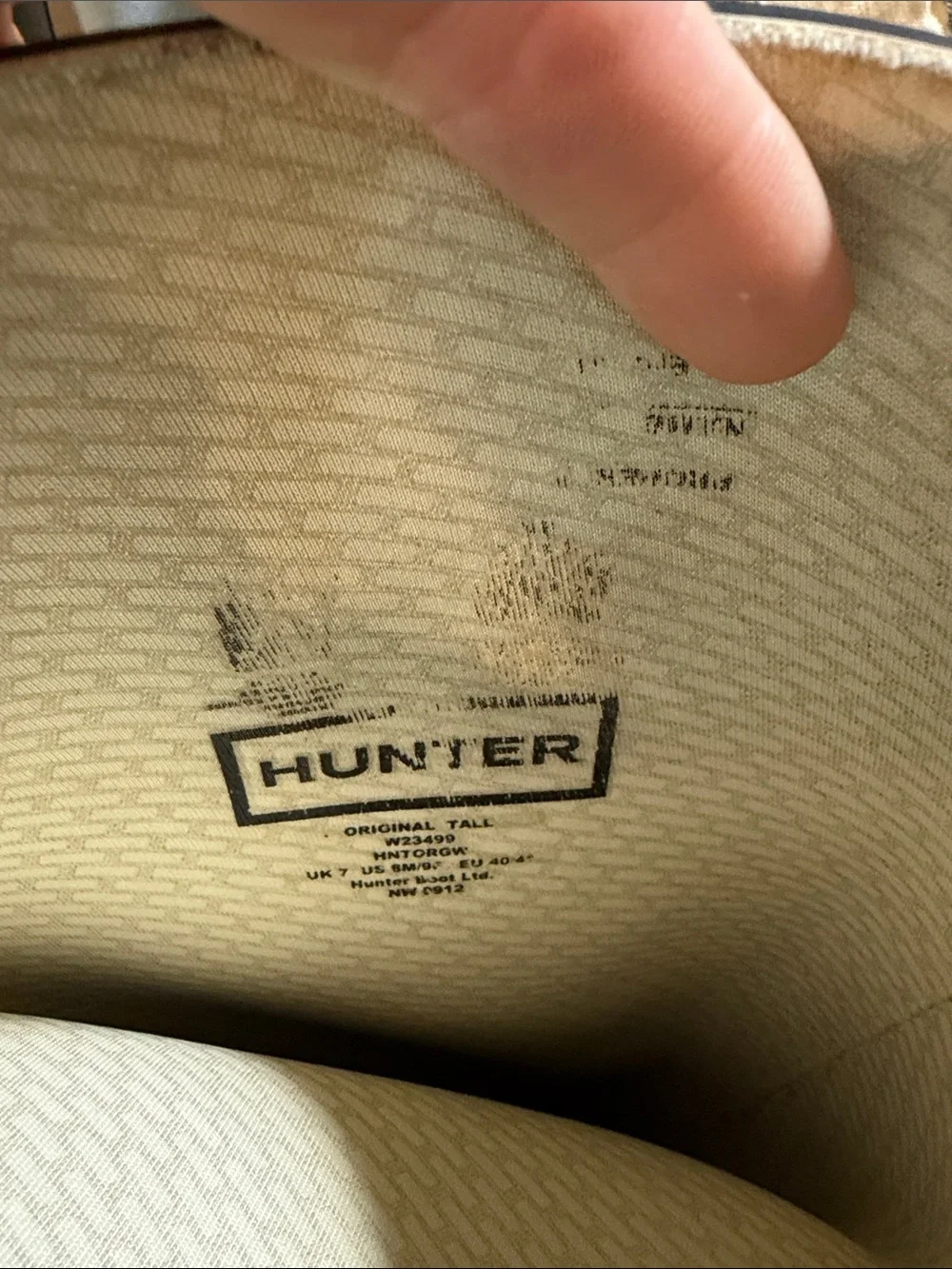 Hunter Matte Black Tall Waterproof Rain Boots with Side Buckle